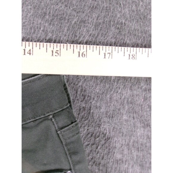 Aeropostale Jeans Women 8 Gray Ankle Jegging Mid Rise Dark Wash Minimal Preppy - Picture 4 of 16